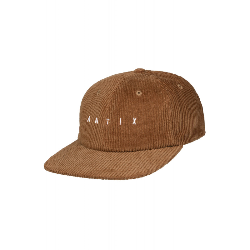 brown corduroy hat