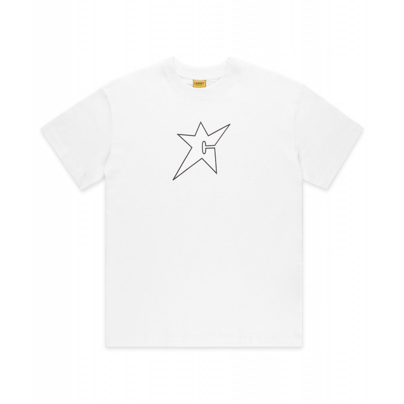 Carpet Company CStar Logo TShirt White Black