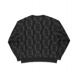 Antix Chains Organic Knit Sweatshirt Black