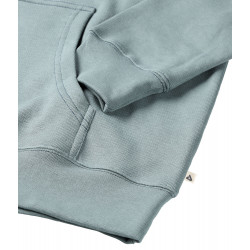 Anuell Tenor Organic Hoodie Pale Teal Navy Contrast