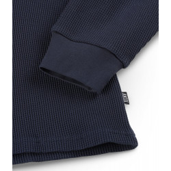 Antix Simplex Thermal Waffle Organic Longsleeve Midnight Navy