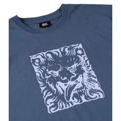 Antix Lingua Organic T-Shirt Stoned Blue