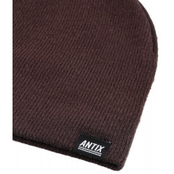 Antix Pure Skull Beanie Brown